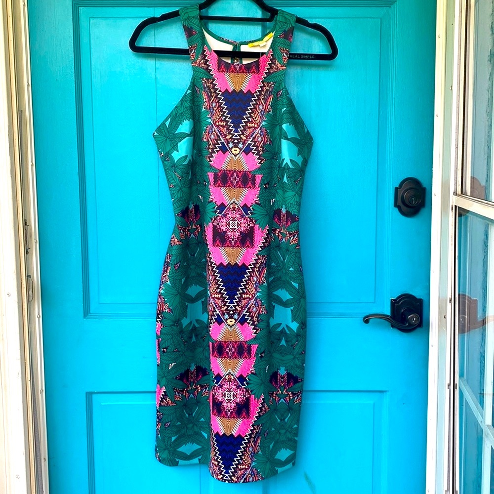 NWT Gianni Bini Nora Dress Cabana Print size L